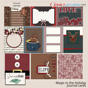 Magic in the Holiday Journal Cards by ScrapChat Designs