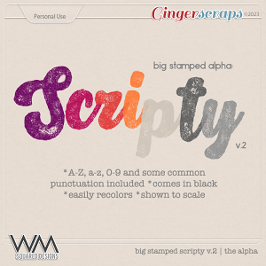 Big Stamped Alpha | Scripty V.2