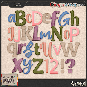 Unplugged Alphabet Sets by Aimee Harrison