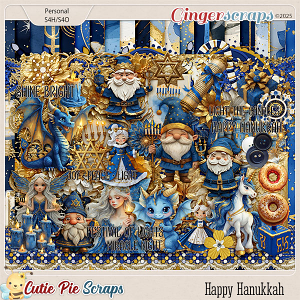 Happy Hanukkah Page Kit