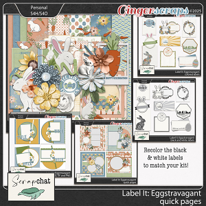 Label It Eggstravegant Collection by ScrapChat Designs