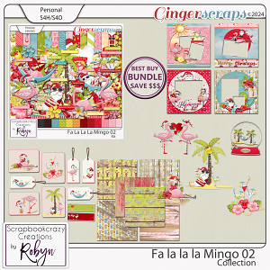 Fa  la la la Mingo 02 Collection  by Scrapbookcrazy Creations