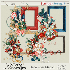 December Magic: Cluster Frames by LDragDesigns