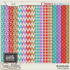 Brattitude Extra Papers by Tami Miller and Aimee Harrison