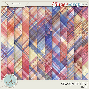 Season Of Love Plaids by Ilonka's Designs