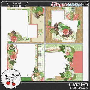 Lucky Pat - QUICK PAGES by Twin Mom Scraps