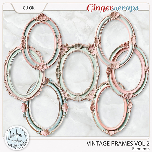 CU Vintage Frames Vol 2 by Ilonka's Designs