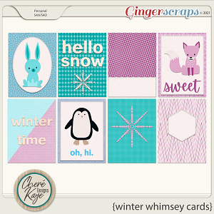Winter Whimsey Cards by Chere Kaye Designs