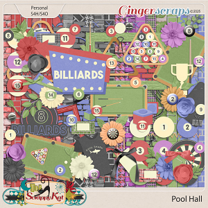 Pool Hall Kit by The Scrappy Kat