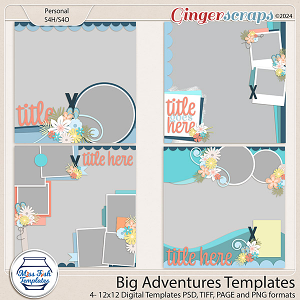 Big Adventures Templates by Miss Fish