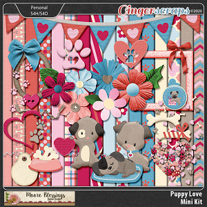 Puppy Love Mini Kit by Moore Blessings Digital Design