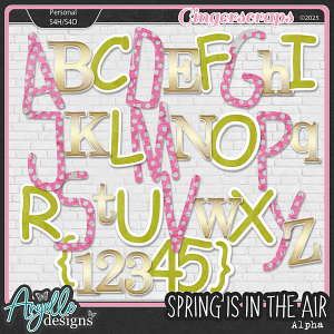 Spring Is In The Air. Alpha by Angelle Designs