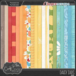 Daisy Days [Papers] by Cindy Ritter