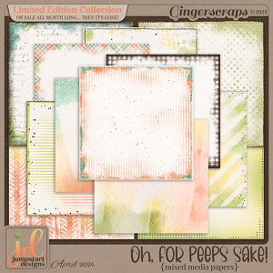 Oh, for Peeps Sake {Mixed Media Papers} LIMITED EDITION