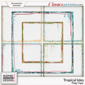 Tropical Isles Messy Edges by Aimee Harrison
