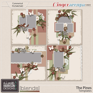 The Pines Templates by Aimee Harrison