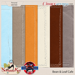 Bean & Leaf Cafe Stitched Papers By The Brit Chick
