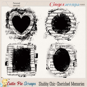 Shabby Chic-Cherished Memories Photo Masks Shabby Chic-Cherished Memories Photo Masks