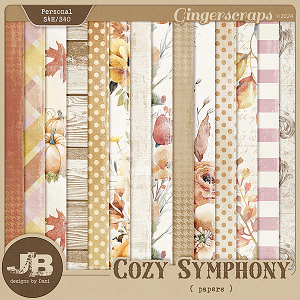 Cozy Symphony Papers by JB Studio