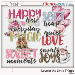 Love in the Little Things Titles by Aimee Harrison