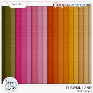Pumpkin Land Solid Papers by Ilonka's Designs