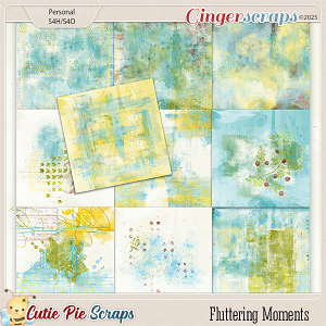 Fluttering Moments Painted Papers Fluttering Moments Painted Papers