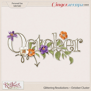 Glittering Resolutions October Cluster