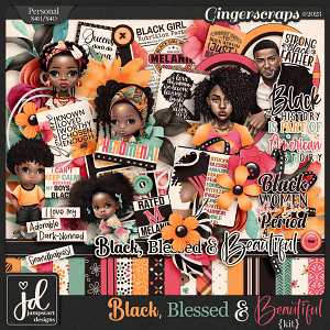 Black, Blessed & Beautiful {Kit}
