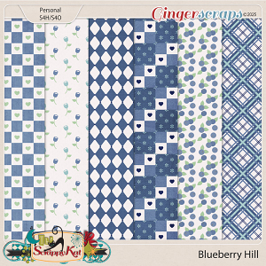 Blueberry Hill Extra Paper Pack by The Scrappy Kat