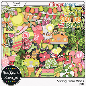 Spring Break Vibes KIT by Heather Z Scraps