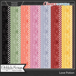 Love Potion Pattern Papers