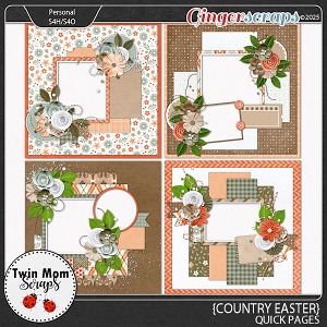 Country Easter - QUICK PAGES by Twin Mom Scraps