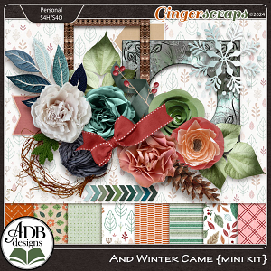 And Winter Came Mini Page Kit