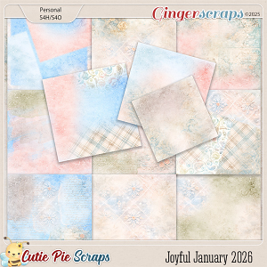 Joyful January 2026 Messy Papers