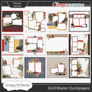 Grill Master Quickpages by Scraps N Pieces 