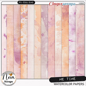 Me Time - Watercolor Papers - by Neia Scraps Me Time - Watercolor Papers - by Neia Scraps