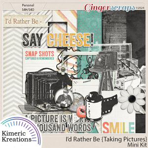 I'd Rather Be Taking Photographs Mini Kit by Kimeric Kreations