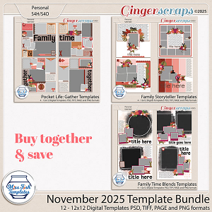 November 2025 Template Bundle by Miss Fish