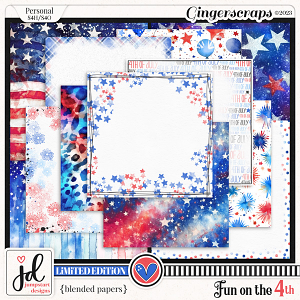 Fun on the 4th {Blended Papers} LIMITED EDITION