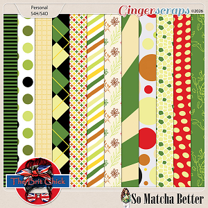 So Matcha Better Patterned Papers By The Brit Chick