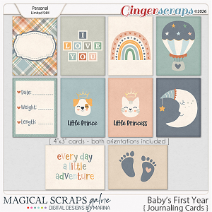 Baby's First Year (journaling cards)