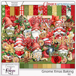 Gnome Xmas Baking Kit by Scrapbookcrazy Creations