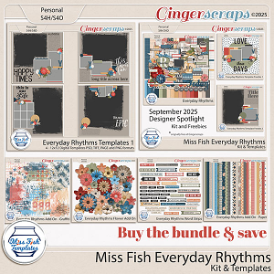 Everyday Rhythms Kit & Template Bundle by Miss Fish