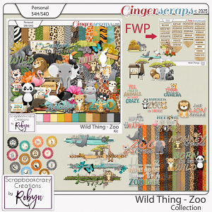 Wild Thing - Zoo Collection by Scrapbookcrazy Creations
