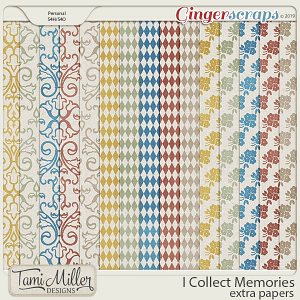 I Collect Memories Extra Papers by Tami Miller Designs
