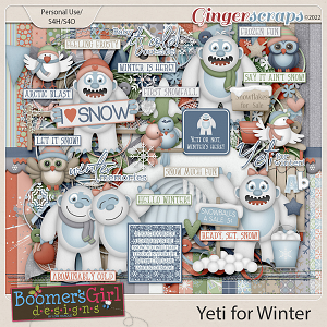 Yeti for Winter by BoomersGirl Designs