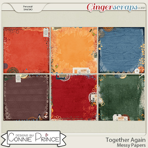 Together Again  - Messy Papers by Connie Prince