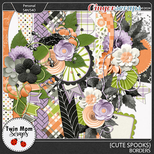 Cute Spooks - BORDERS by Twin Mom Scraps