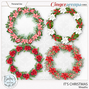 It's Christmas Wreaths by Ilonka's Designs