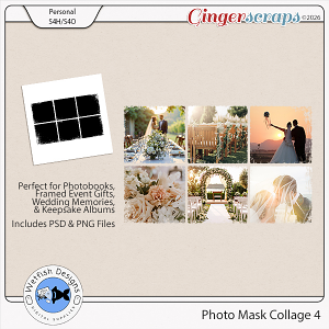Photo Mask Collage 4 by Wetfish Designs   